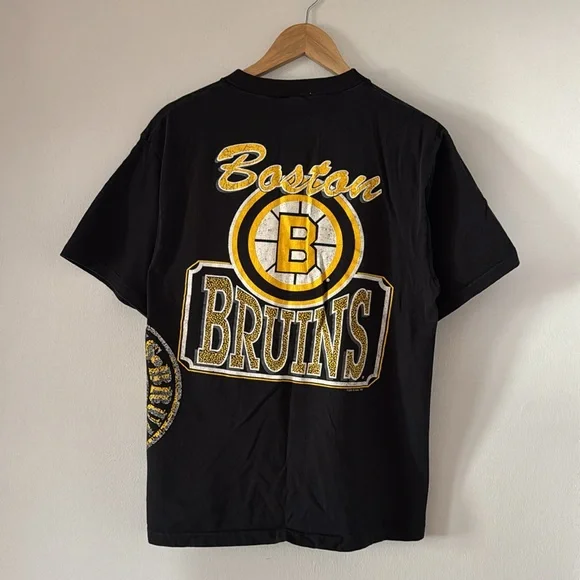 Vintage Boston Bruins T-Shirt / Medium / 1992 / AOP Wraparound Design / NHL - Picture 7 of 10